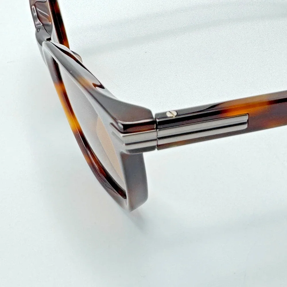 Ermenegildo Zegna Sunglasses EZ0248 52E Dark Havana Frame Brown Lens 50mm New